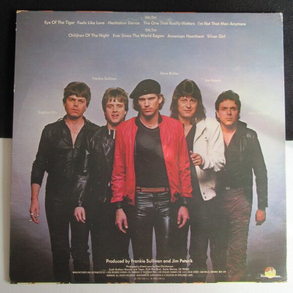 Survivor, Eye of the Tiger, VG+, Vintage, Vinyl, Album, Music - Picture 7 of 7